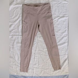 Lululemon high rise leggings pale purple size 10